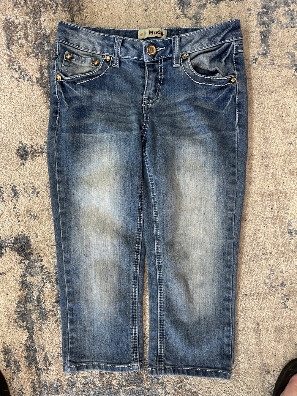 Mudd Girls Blue Washed Denim Jeans